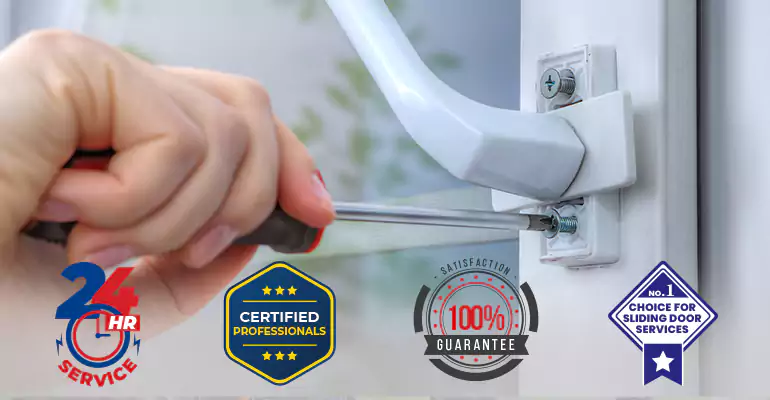 Broken Patio Door Handle Repair in Coconut Creek